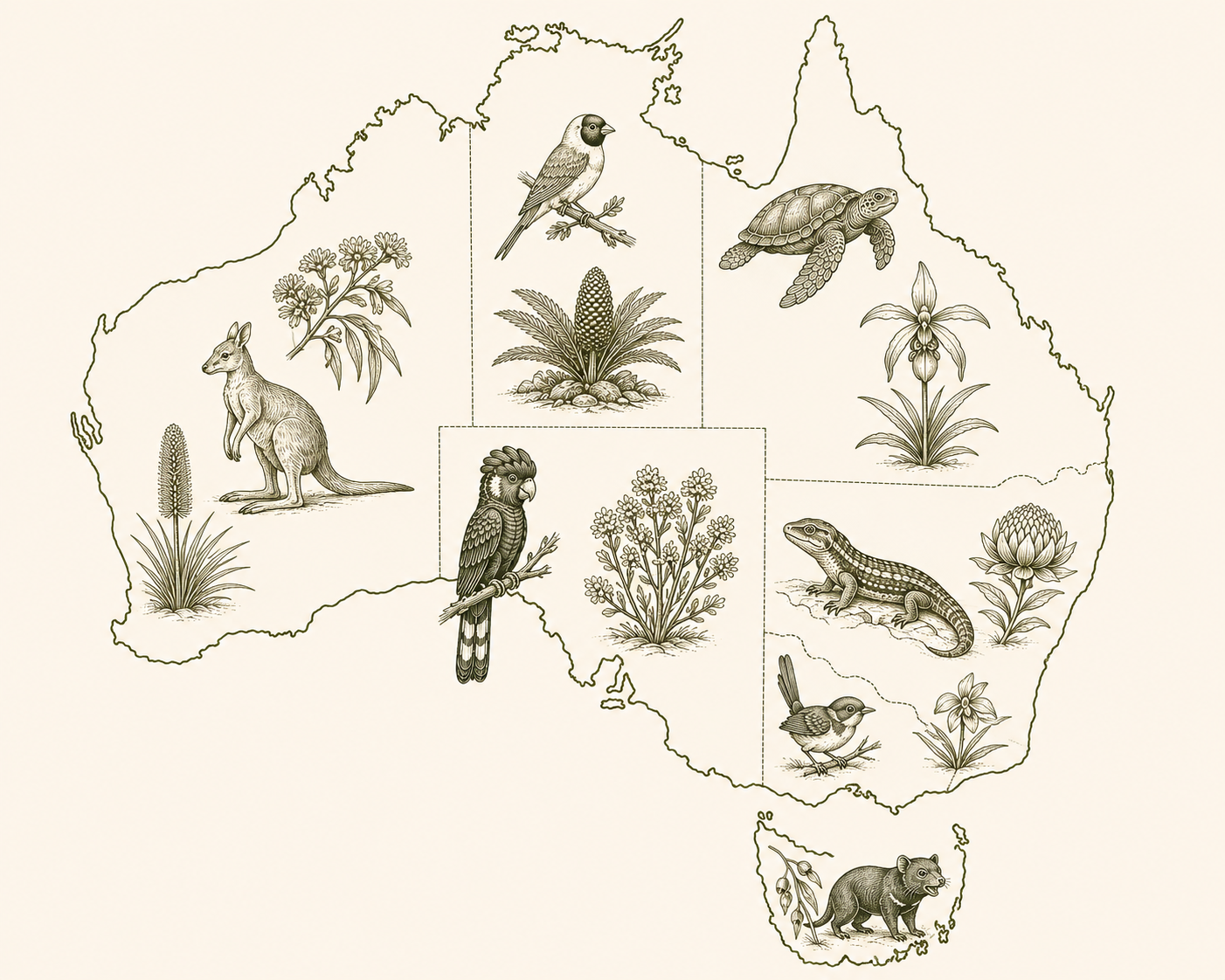 Map of Australia